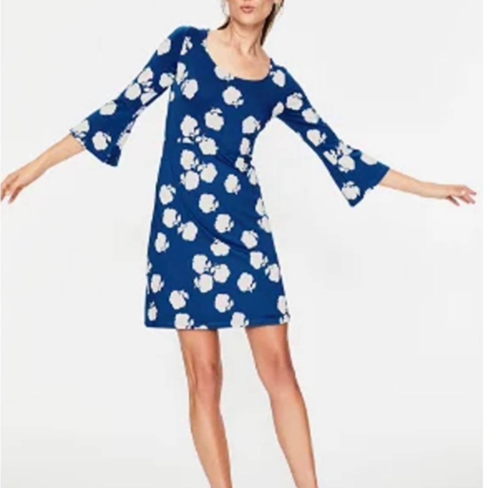 Boden A-line Miriam Jersey Tunic with  Bell Sleeves size 6